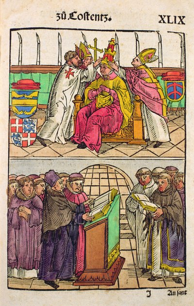 Pope Martin V is Installed to the Papacy at the Council of Constance, from 